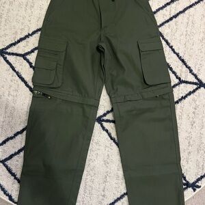 Boy Scouts Convertible Uniform Pant youth 10 Green Cargo Pants LIKE NEW